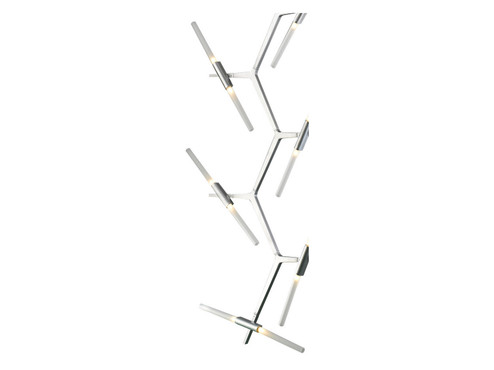 San Vicente Blvd. LED Chandelier in Matte Chrome (192|HF8058-20-CH)