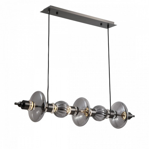 Avra LED Linear Pendant in Black (192|HF7977-BK)