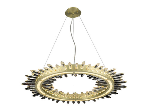 Aspen LED Chandelier in Brushed Brass (192|HF3034-BB)