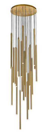 Filmore Ave. LED Chandelier in Aged Brass (192|HF2800-AB)