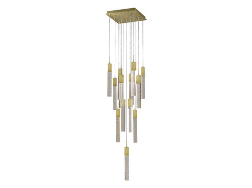 The Original Glacier LED Pendant in Brushed Brass (192|HF1905-13-GL-BB)