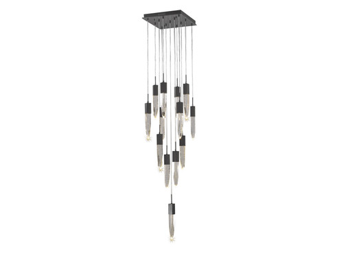 Aspen LED Pendant in Dark Bronze (192|HF1905-13-AP-DBZ)
