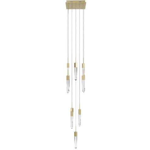 Aspen LED Pendant in Brushed Brass (192|HF1905-13-AP-BB-C)