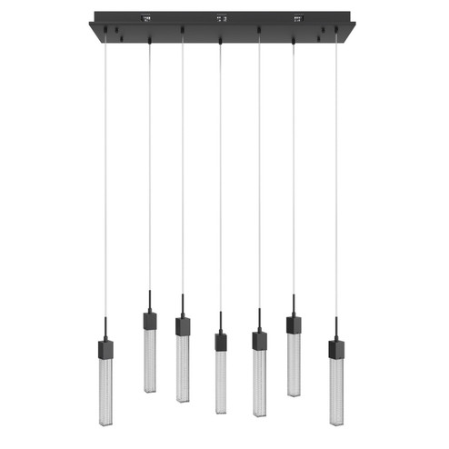Boa LED Pendant in Black (192|HF1900-7-BOA-BK)