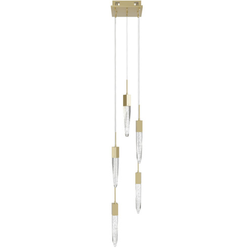 Aspen LED Pendant in Brushed Brass (192|HF1900-5-AP-BB)