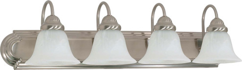 Ballerina Four Light Vanity in Brushed Nickel (72|60-322)