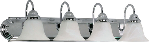 Ballerina Four Light Vanity in Polished Chrome (72|60-318)