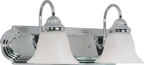 Ballerina Two Light Vanity in Polished Chrome (72|60-316)