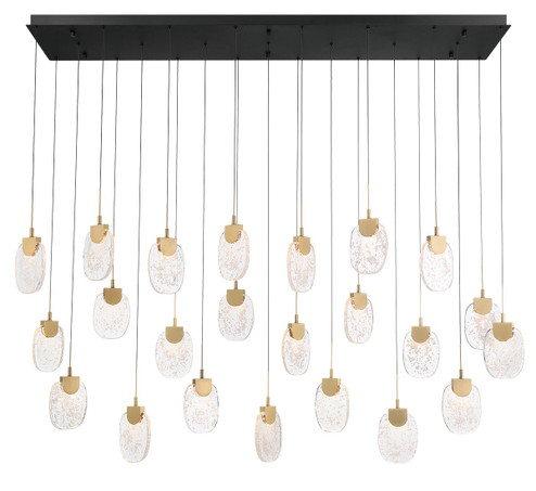 Castelo LED Chandelier in Matte Black (541|12296-02)