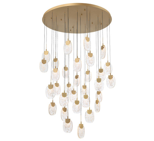 Castelo LED Chandelier in Painted Antique Brass (541|12291-030)