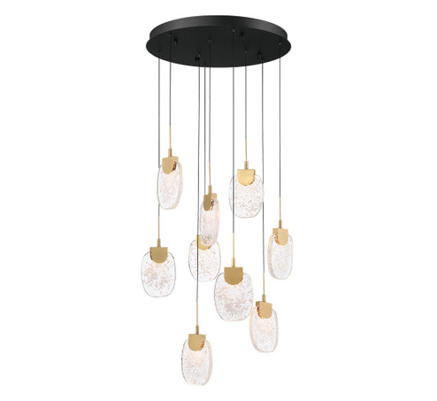 Castelo LED Chandelier in Matte Black (541|12289-02)