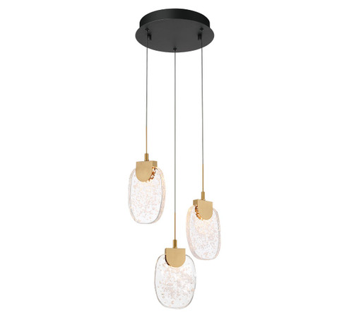 Castelo LED Pendant in Matte Black (541|12288-02)