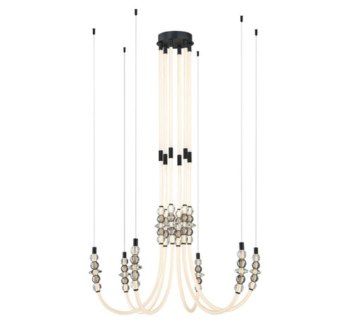 Alcamo LED Chandelier in Matte Black (541|12284-02)