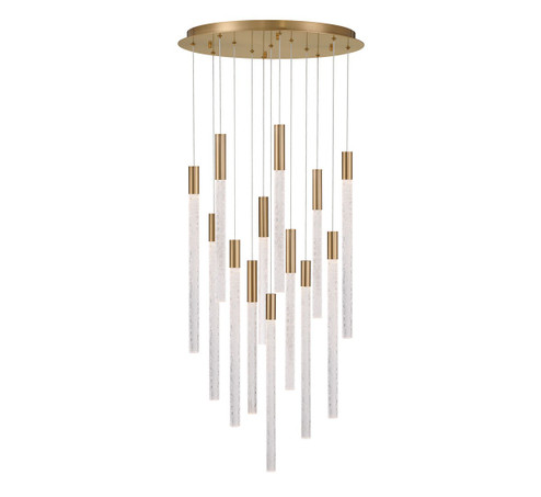 Gravina LED Chandelier in Brushed Brass (541|12272-037)