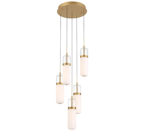 Verona LED Chandelier in Painted Antique Brass (541|12264-030)