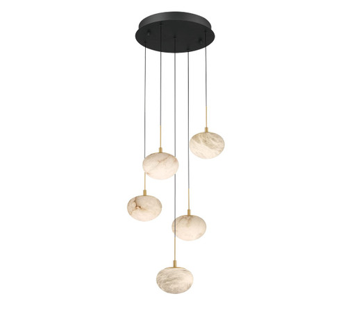 Calcolo LED Chandelier in Matte black (541|12262-02)
