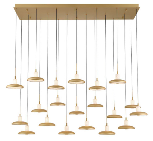 Mantova LED Chandelier in Painted Antique Brass (541|12260-030)