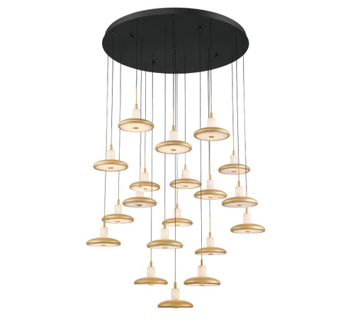 Mantova LED Chandelier in Matte Black (541|12255-02)