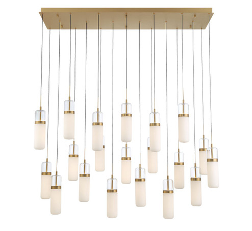 Verona LED Chandelier in Painted Antique Brass (541|12248-030)