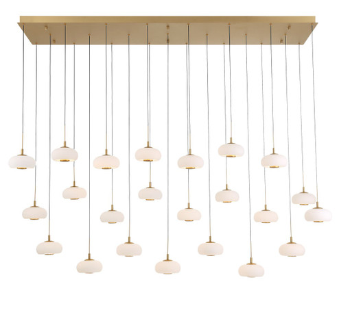 Adelfia LED Chandelier in Painted Antique Brass (541|12243-030)