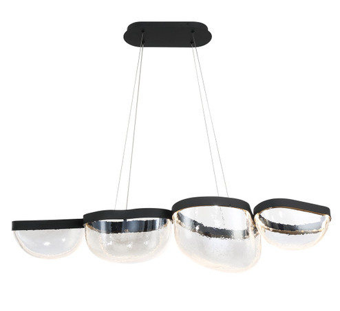 Aveah LED Chandelier in Sand Black (541|12238-08)