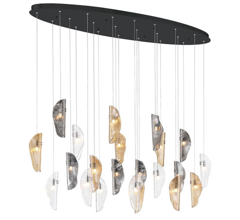 SORRENTO LED Chandelier in Matte Black (541|12220-023-02) SORRENTO LED Chandelier in Matte Black (541|12220-023-02)