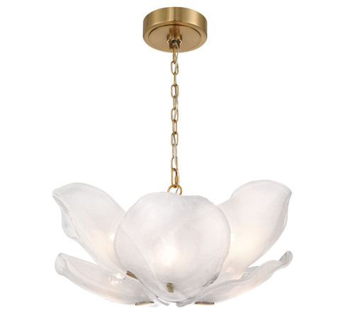 Corato Six Light Flushmount / Pendant in Brushed Brass (541|12205-039)