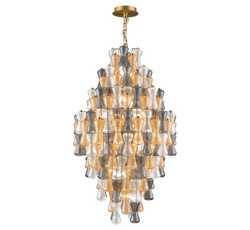 Veneto 36 Light Chandelier in Aged Brass (541|12202-022)