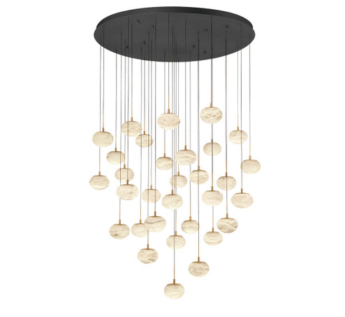 Calcolo LED Chandelier in Matte black (541|12123-02)