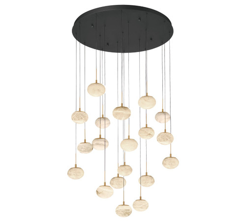 Calcolo LED Chandelier in Matte black (541|12122-02)
