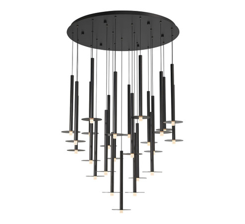 Piatto LED Chandelier in Matte Black (541|12105-02)