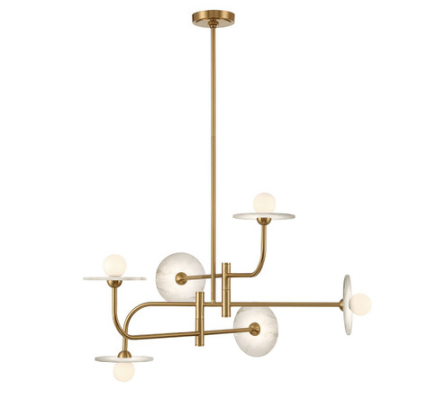 Teramo LED Chandelier in Brushed brass (541|12051-037)