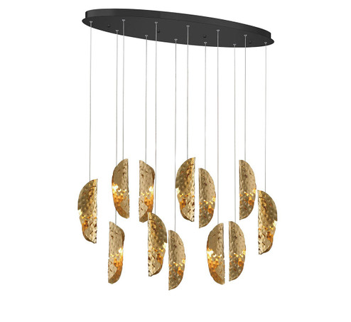 Sorrento LED Chandelier in Black (541|12034-020-02)