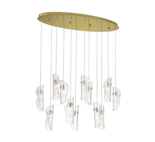Sorrento LED Chandelier in Gold (541|12034-017-07)