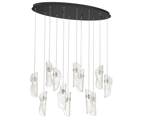 Sorrento LED Chandelier in Black (541|12034-017-02)