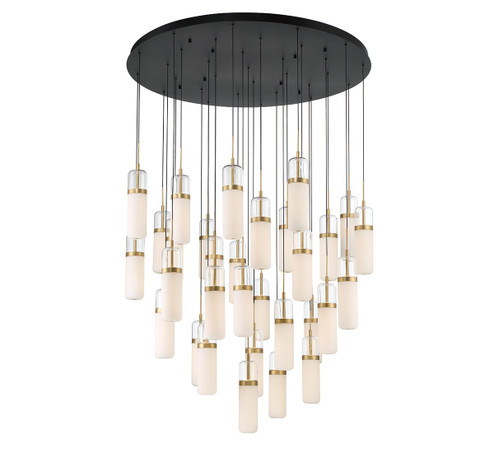Verona LED Chandelier in Matte Black (541|10224-02)