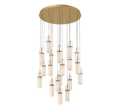 Verona LED Chandelier in Painted Antique Brass (541|10223-030)