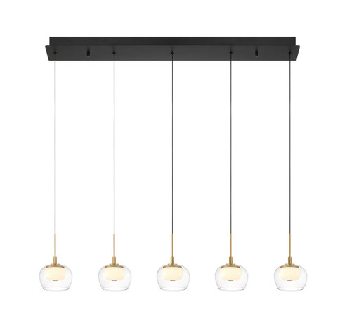 Manarola LED Chandelier in Matte Black (541|10217-02)