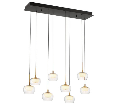 Manarola LED Chandelier in Matte Black (541|10216-02)