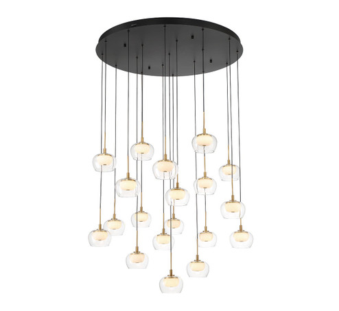 Manarola LED Chandelier in Matte Black (541|10214-02)