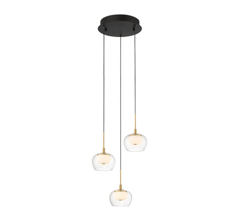 Manarola LED Pendant in Matte Black (541|10212-02)