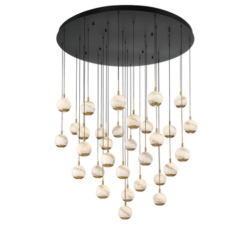 Baveno LED Chandelier in Matte Black (541|10206-02)