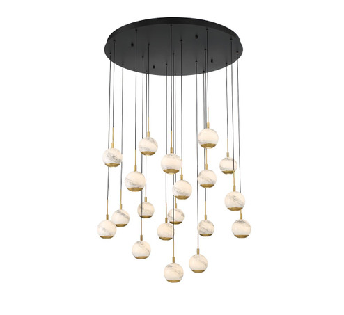 Baveno LED Chandelier in Matte Black (541|10205-02)