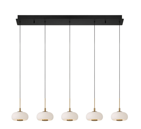 Adelfia LED Chandelier in Matte Black (541|10199-02)