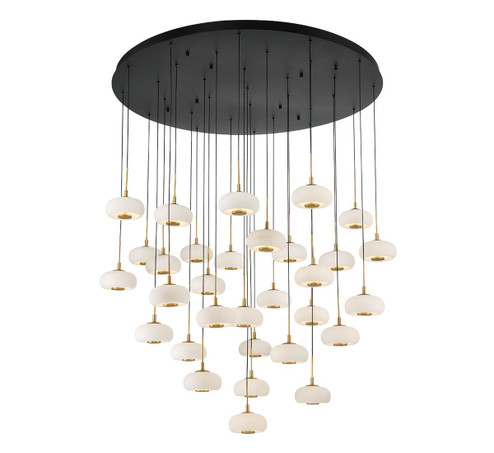 Adelfia LED Chandelier in Matte Black (541|10197-02)