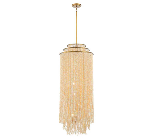 Molfetta 12 Light Chandelier in Antique Brass (541|10183-025)