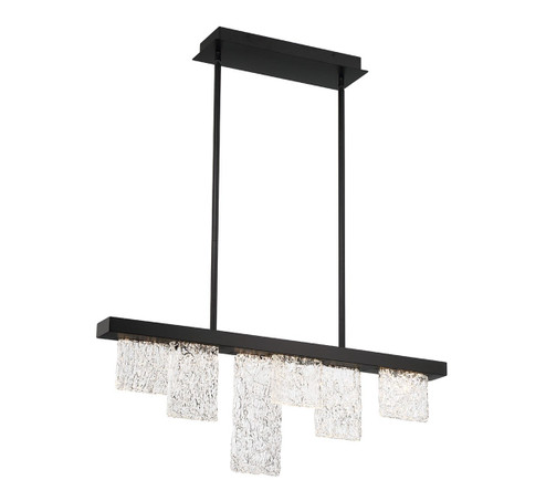 Siena LED Chandelier in Brushed Black (541|10173-013)