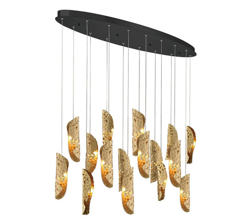 Sorrento LED Chandelier in Black (541|10172-020-02)