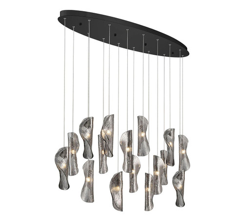 Sorrento LED Chandelier in Black (541|10172-019-02)