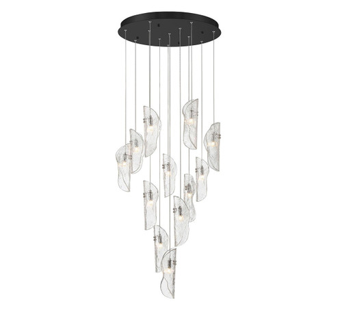 Sorrento LED Chandelier in Black (541|10164-017-02)